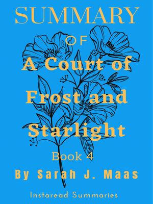 cover image of SUMMARY  OF  a Court of Frost and Starlight